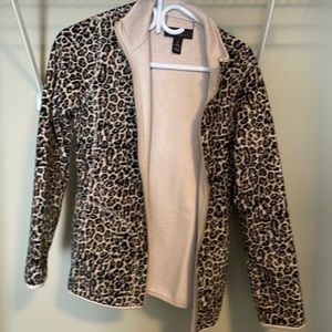 Leopard print jacket